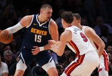 Nikola Jokic se machucou na derrota do Denver para Miami