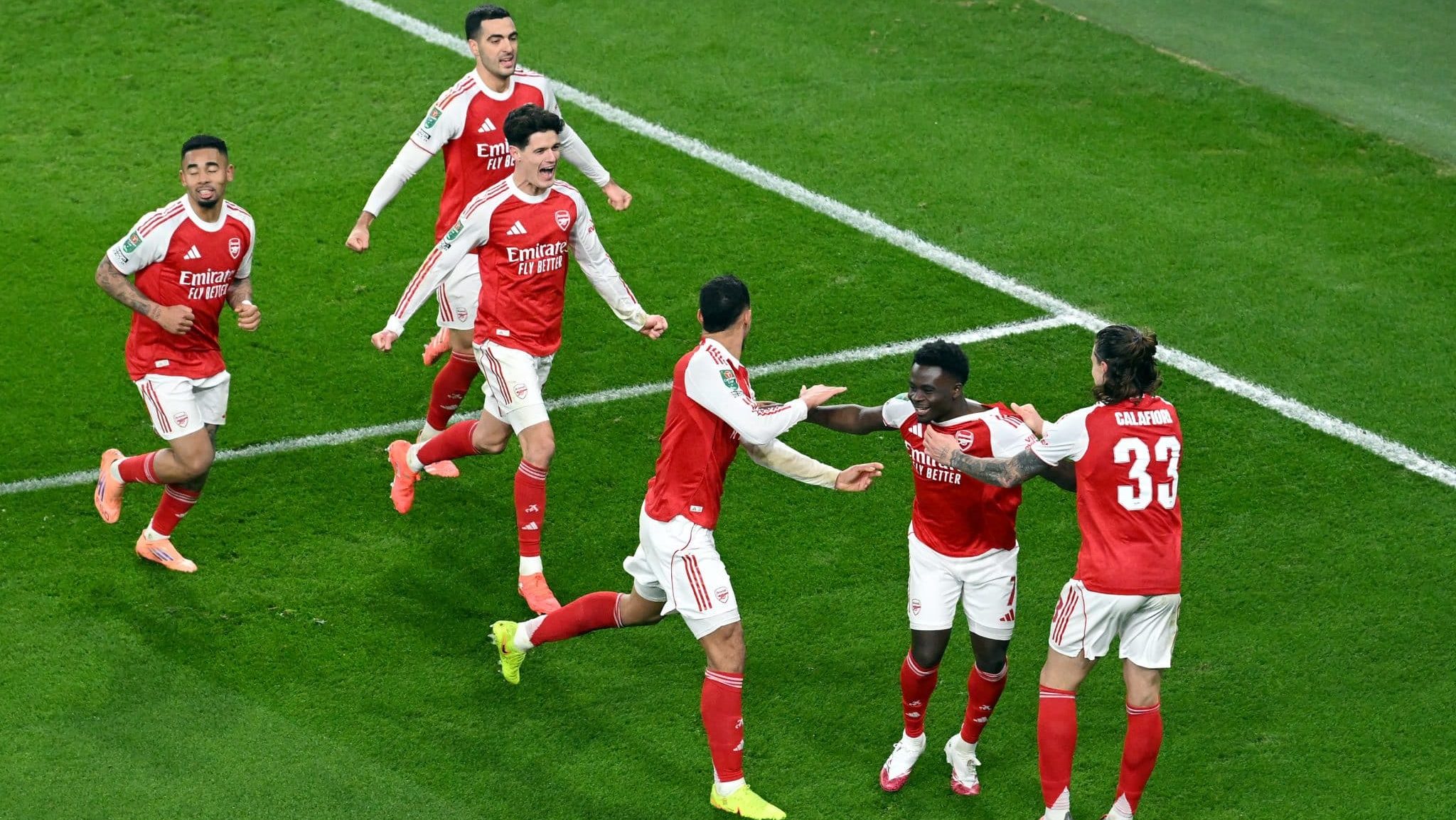 Arsenal venceu o Crystal Palace nas quartas de final da Copa da Liga Inglesa - Alex Burstow/Arsenal FC via Getty Images