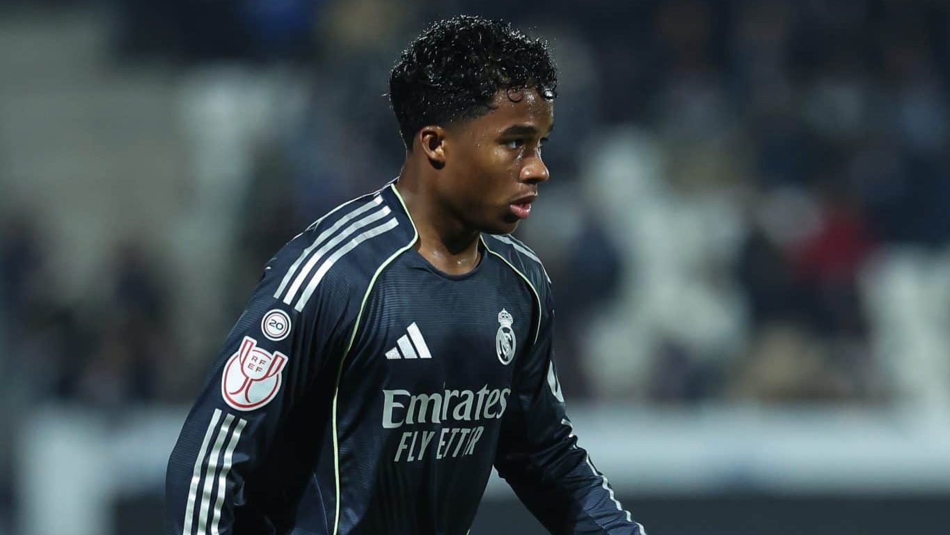 Endrick em ação contra o Talavera de la Reina