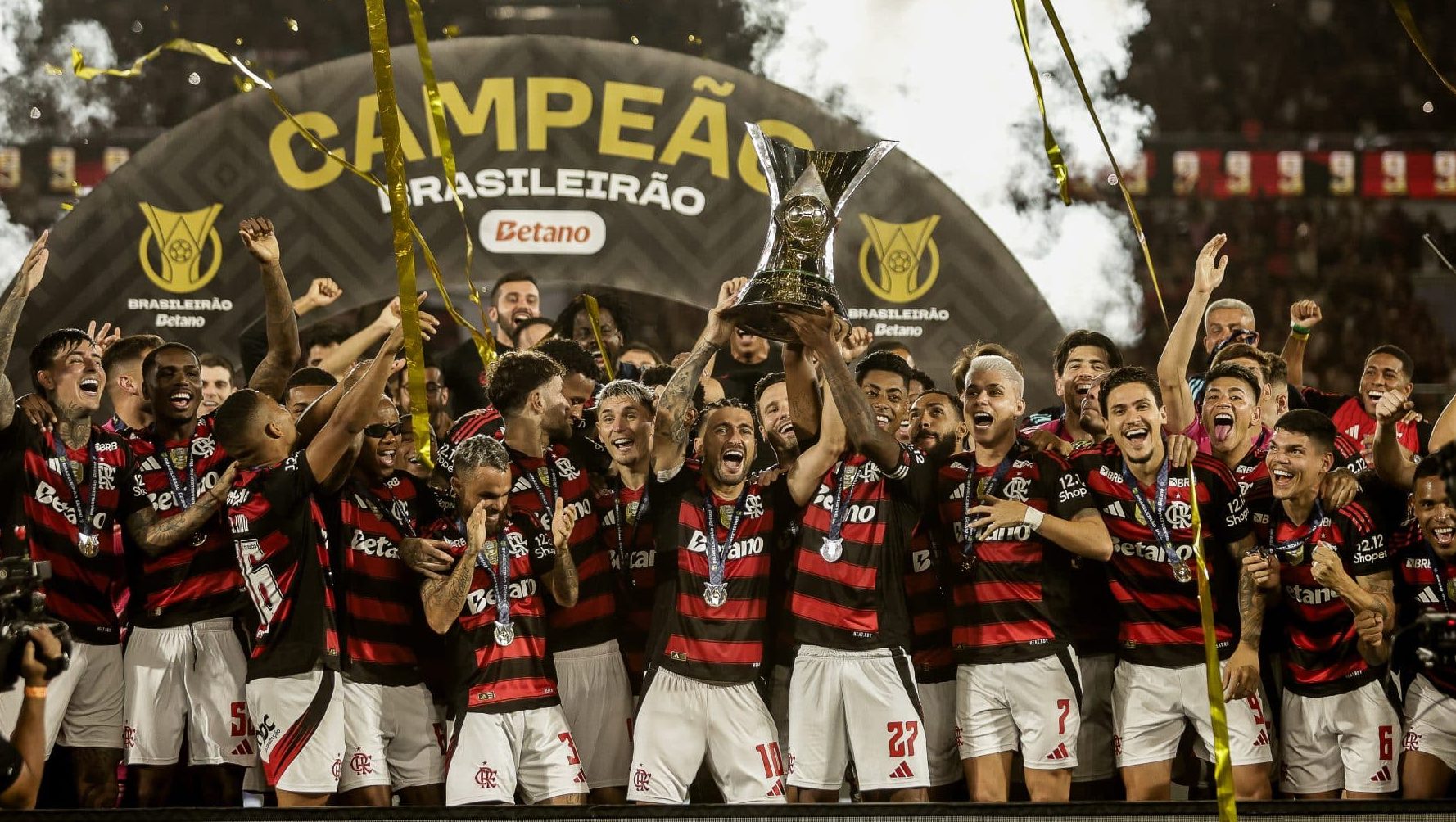 Flamengo se sagrou campeão brasileiro após vencer o Ceará