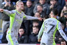 Haaland e Foden marcaram os gols do Manchester City na vitória sobre o Crystal Palace