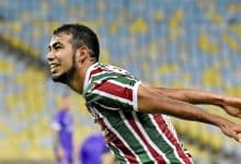 Sornoza em ação pelo Fluminense