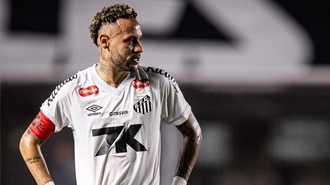 Neymar no Santos.