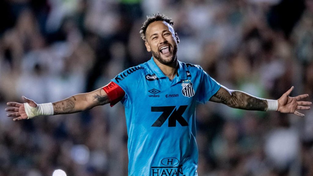 Neymar no Santos.