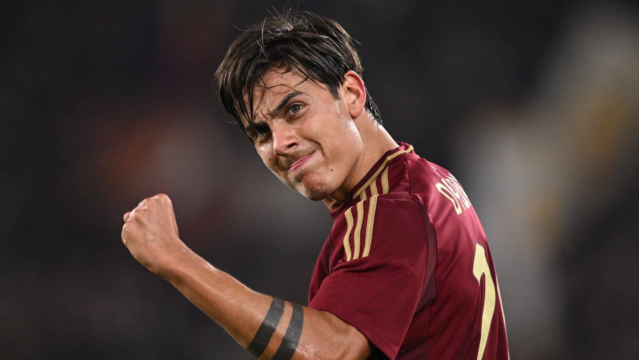 Paulo Dybala em ação pela Roma