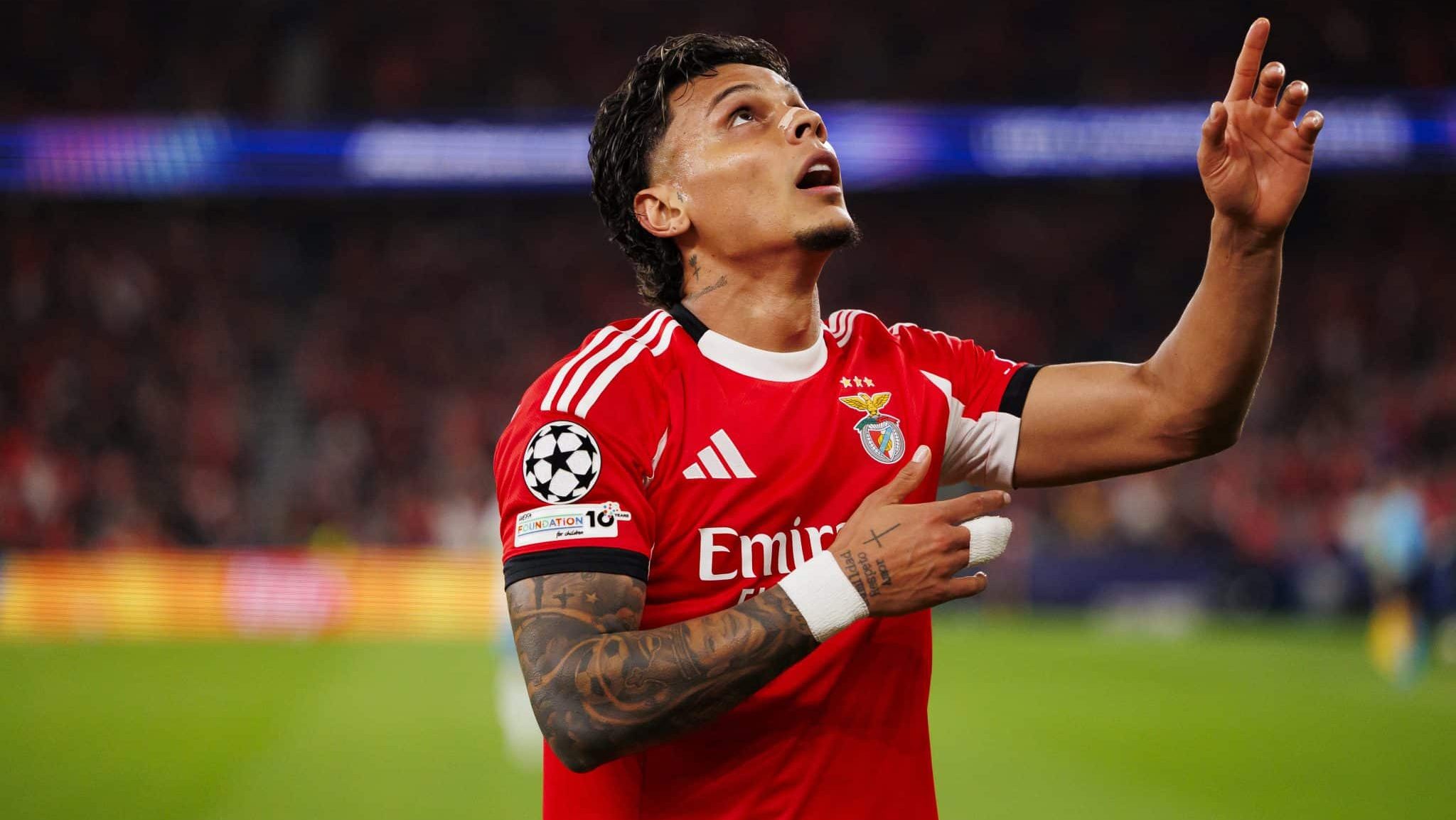 Richard Ríos foi o nome do Benfica na vitória sobre o Napoli pela Champions League