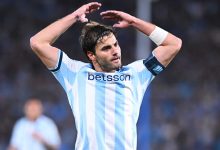 Santiago Sosa em ação pelo Racing