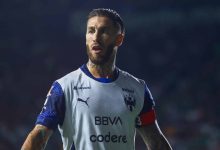 Sergio Ramos em ação pelo Monterrey, do México - Leopoldo Smith/Getty Images