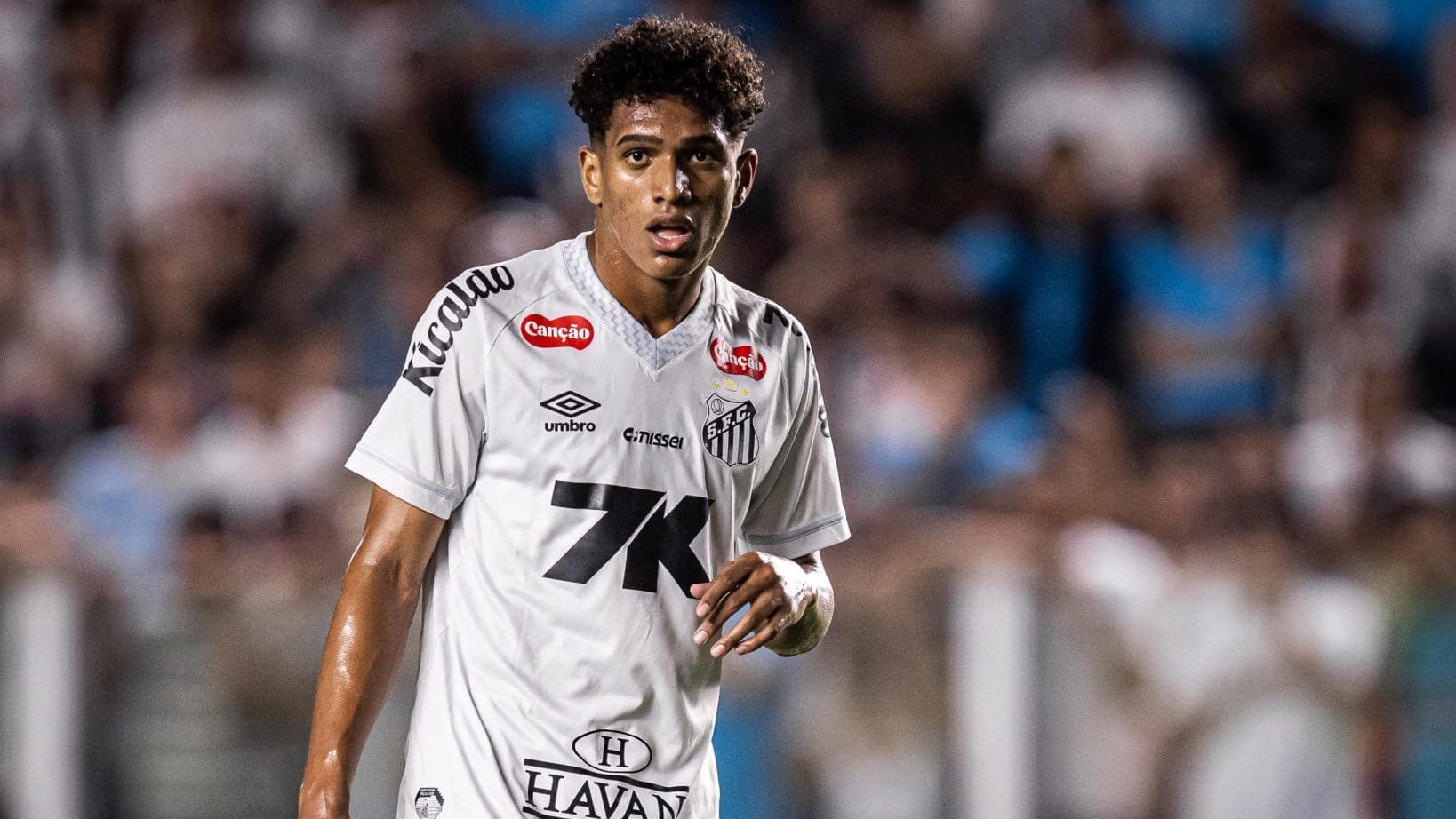 Souza jogando pelo Santos.