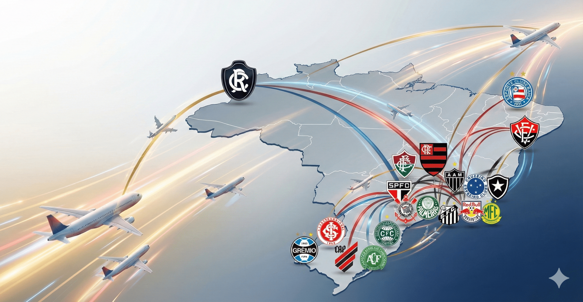 Remo é o clube que vai percorrer maior distância no Brasileirão 2026