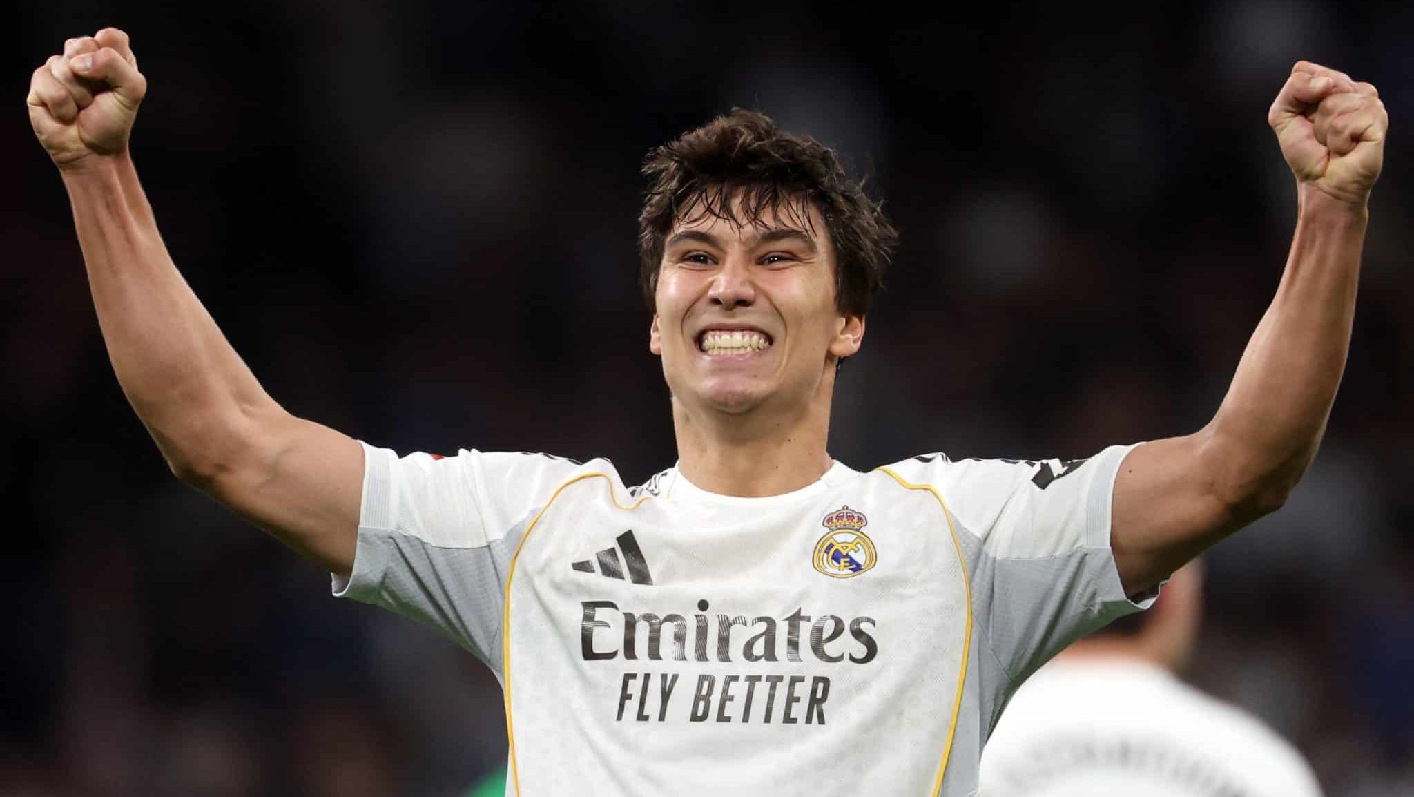 Gonzalo García marcou três gols para o Real Madrid