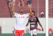 Gustavo Prado marcou o gol do Internacional sobre o Caxias