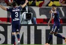 O Lyon derrotou o Monaco por 3 a 1 na Ligue 1