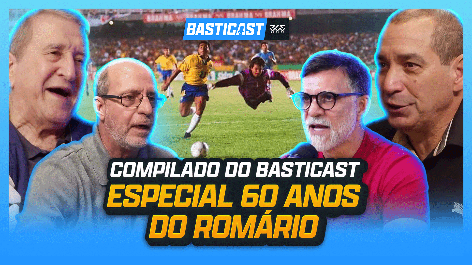 Bastidores de Romário no Basticast