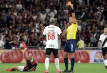 Cauan Barros foi expulso no clássico entre Flamengo x Vasco