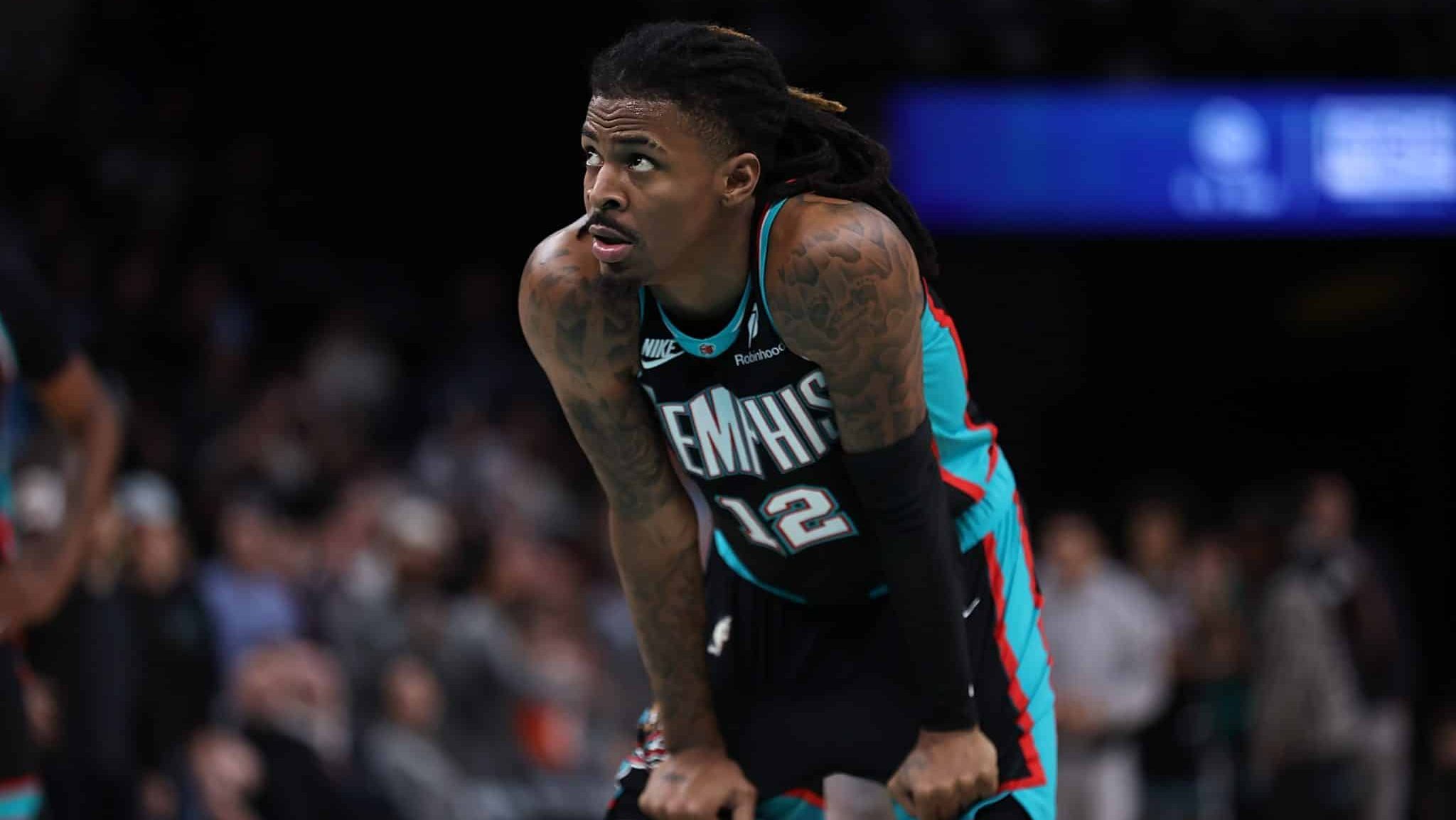 Ja Morant em ação pelo Memphis Grizzlies