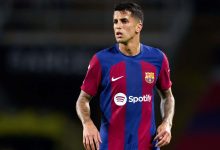 João Cancelo em ação pelo Barcelona em 2023/24