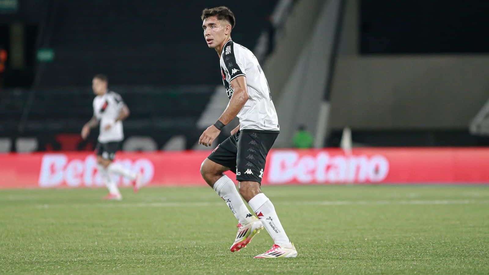 Sforza em ação pelo Vasco
