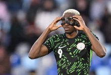 Osimhen em ação pela Nigéria