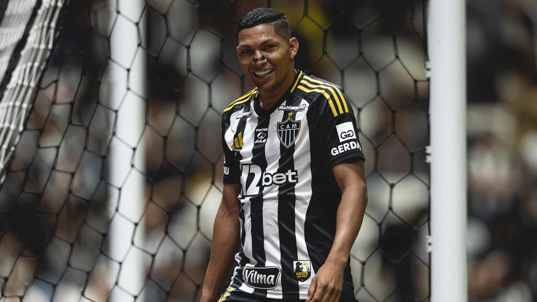 Rony em ação pelo Atlético-MG