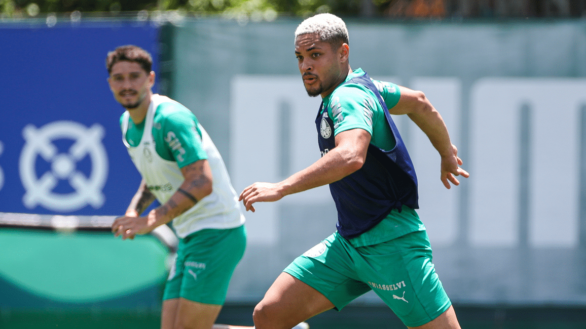 Vitor Roque no Palmeiras