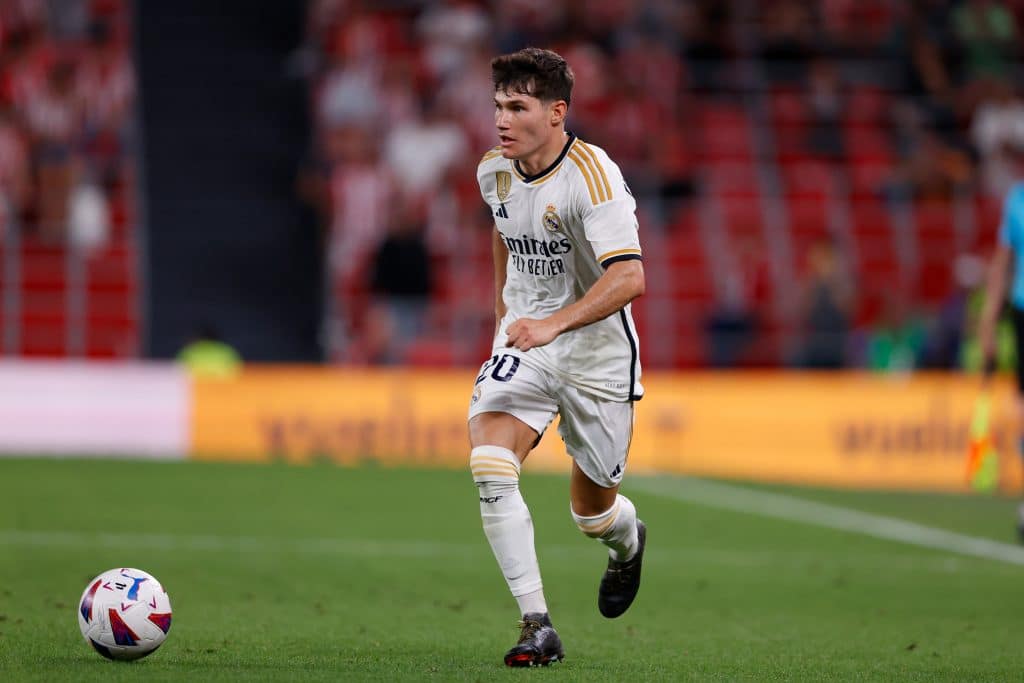 Fran García em ação pelo Real Madrid